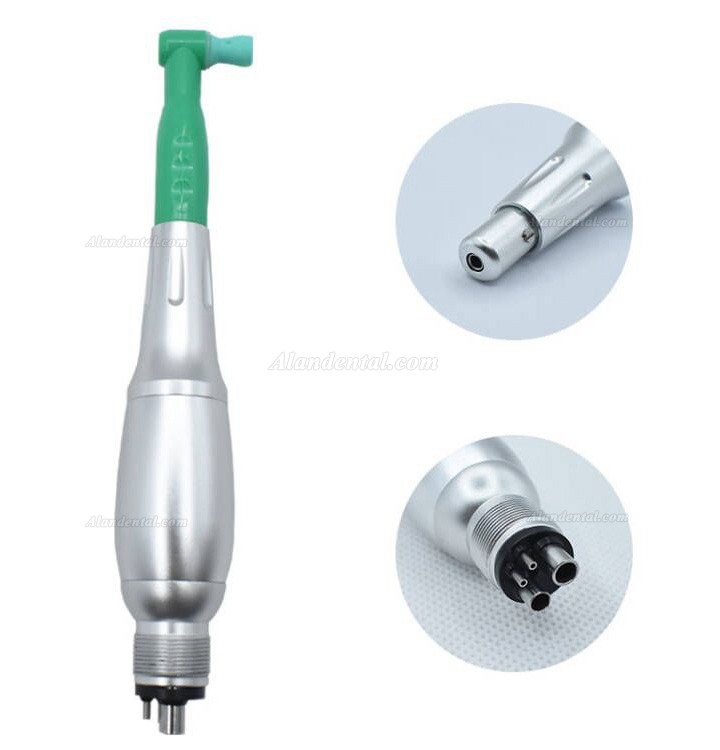 DDental 4:1 Hygiene Prophy Handpiece (3 Nose Cones + Midwest 2/4 Holes E-Type Air Motor Kit + 50 Pcs Pastic Replacement Heads)